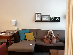 My roommate caught me playing with my dildo