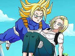 Rescuing Android 18 - Hentai Animated Video