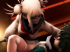 Boku no Hero hentai Big cock fucks in her pussy