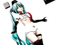 MMD Hatsune Miku PiNK CAT "Colita Hentai" by [Piconano-Femto]