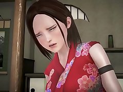 Ninja girl creampie 3D