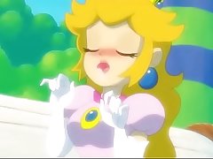 Cartoon world of sleepover sex loosely based on the Super Mario univers.
