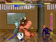 MUGEN Hentai - Kula Diamond & Minotaur vs. Ignis