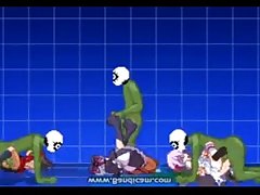 Mugen Miyako vs Kuromaru Milked
