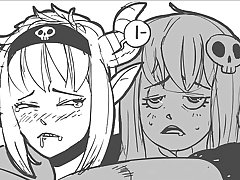 Demon Sisters (Futa Hentai)