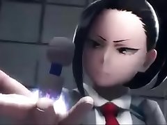 Momo se aliviando no banheiro