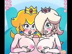 Princess Peach and Rosalina Titjob