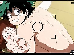 Midoriya fucks Uraraka (Boku no hero Academia HENTAI)