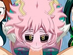 My Hero Academia Hentai: Ashido Mina Blowjob