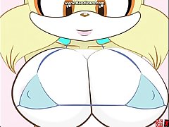 Sonic Transformed 2 blowjob and fun with cream