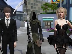 d. Note Porn Light  Se Folla a Misa Amane Al Lado de La Parca Adolescentes Emo Anime Hentai 3D