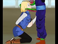 Android 18 dragon ball z hentai