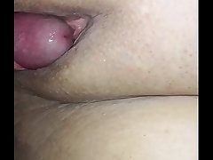 Stranger fuck my wife's wet pussy - she enjoy it so much that stranger cock is fucking her wet clit