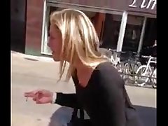 Dancing Blond Teen