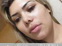 Liziane Sampaio twitcam 4 Miss BumBum