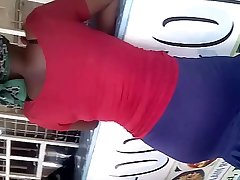 Teen ass in public