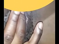 African girl feeling herself