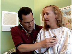 Naughty MILF patient fucks the doctor
