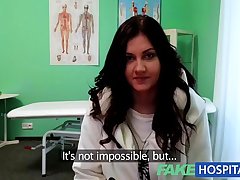 Fake Hospital Doctors magic cock produces vocal orgasm