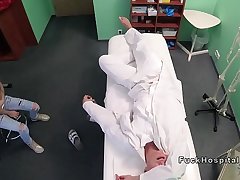 Slim patient gets bad doctors dick in office