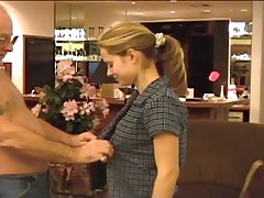 Jayne & Uncle Jesse Stripdown Blowjob