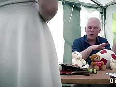 y. seduces old man and begs him to fuck her mouth