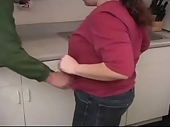Ass Spanking BBW Housewife