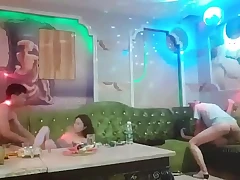 chinese ktv kinky gang-bang sitting doll