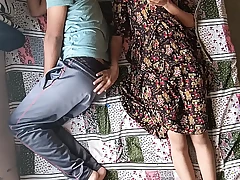 Desi bhabhi Shivani seduces sleeping devar and ride him in Amazon pose.