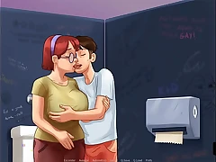 Summertime Saga ep 56 - Brincando escondido com a Nerd T&iacute;mida e muito Peituda
