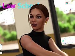 Law School #12 - Rendezvous The Hot Brunette Britain Girl