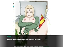 Naruto Family Vacation ep 8 Transei com Tsunade e peguei Temari e Shizune Fudendo