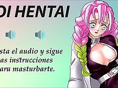 JOI manga porn con Mitsuri. Super Gangbang. En español.