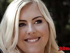 Interracial deep slamming with BBC and blond cutie