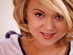 Petite college teen fucks her way to creampie