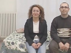Amateur slut fucked like a bitch by two guys
