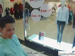 Fucking Glasses - Public restroom orgasm Mazy Teen teen-porn blowjob