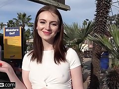 Maya Kendrick Amateur Teen Flashes Hairy Pussy on Mini-Golf Date