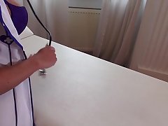 Sexy Nurse Inna sucks her Doctors cock in POV