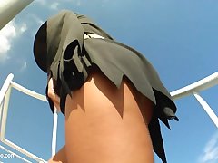 POV style gonzo sex scene with hot Tina